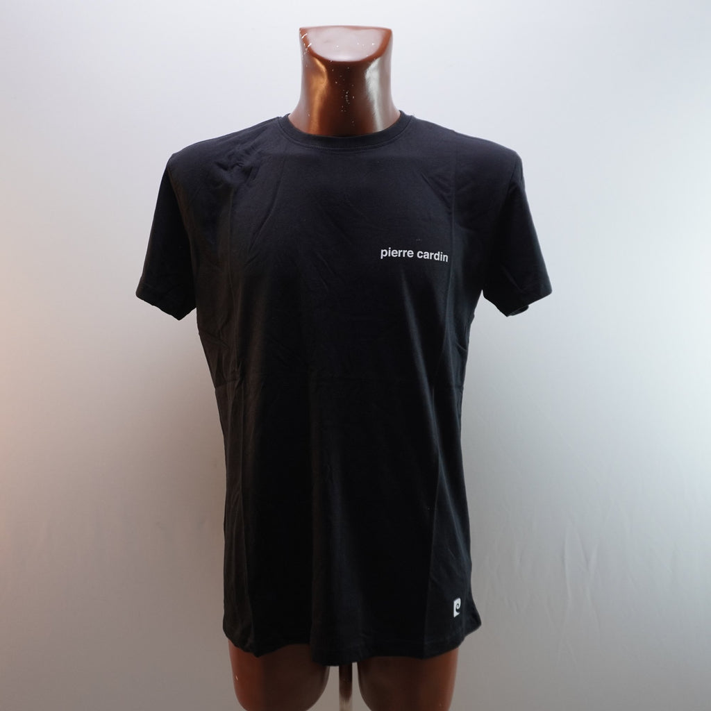 Camiseta de Manga Corta Pierre Cardin para Hombre Usada - Negra, L