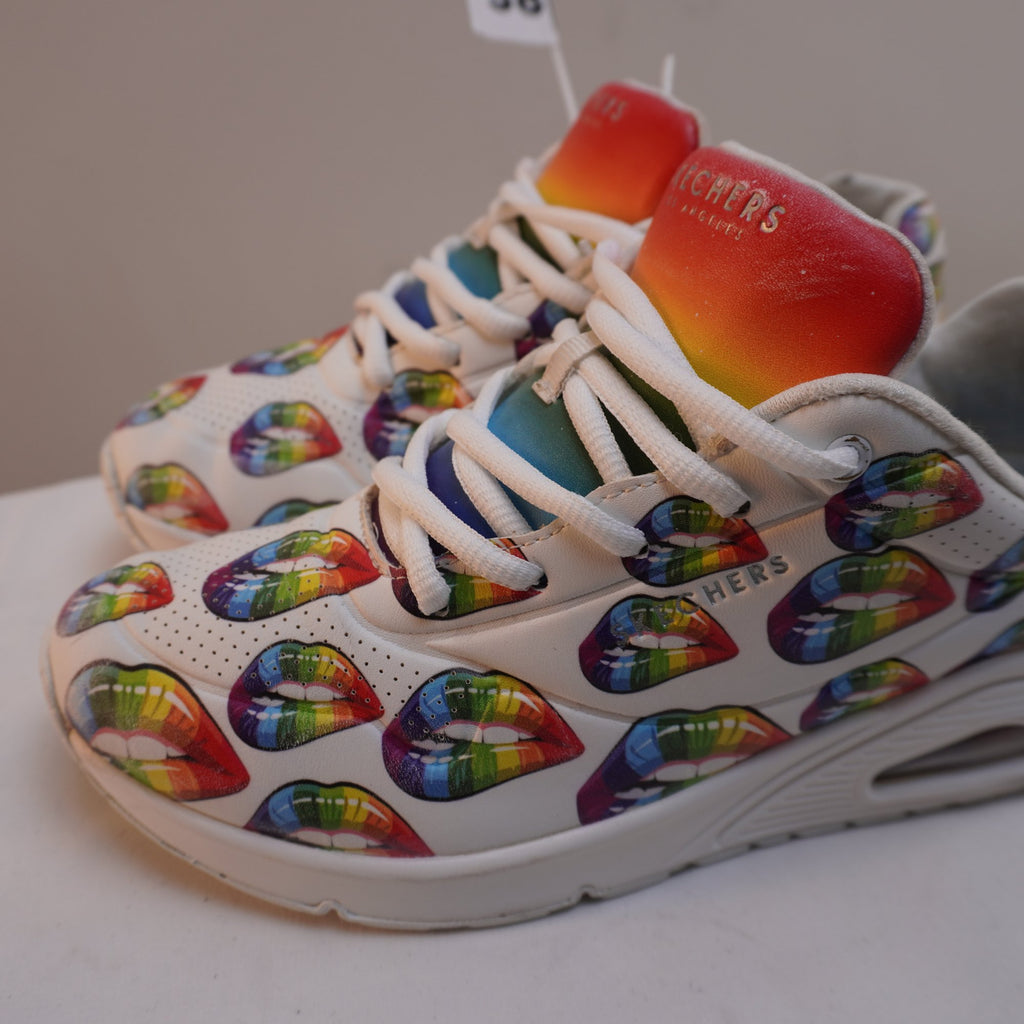 Zapatillas Skechers para Mujer Usadas - Multicolor, Talla 38