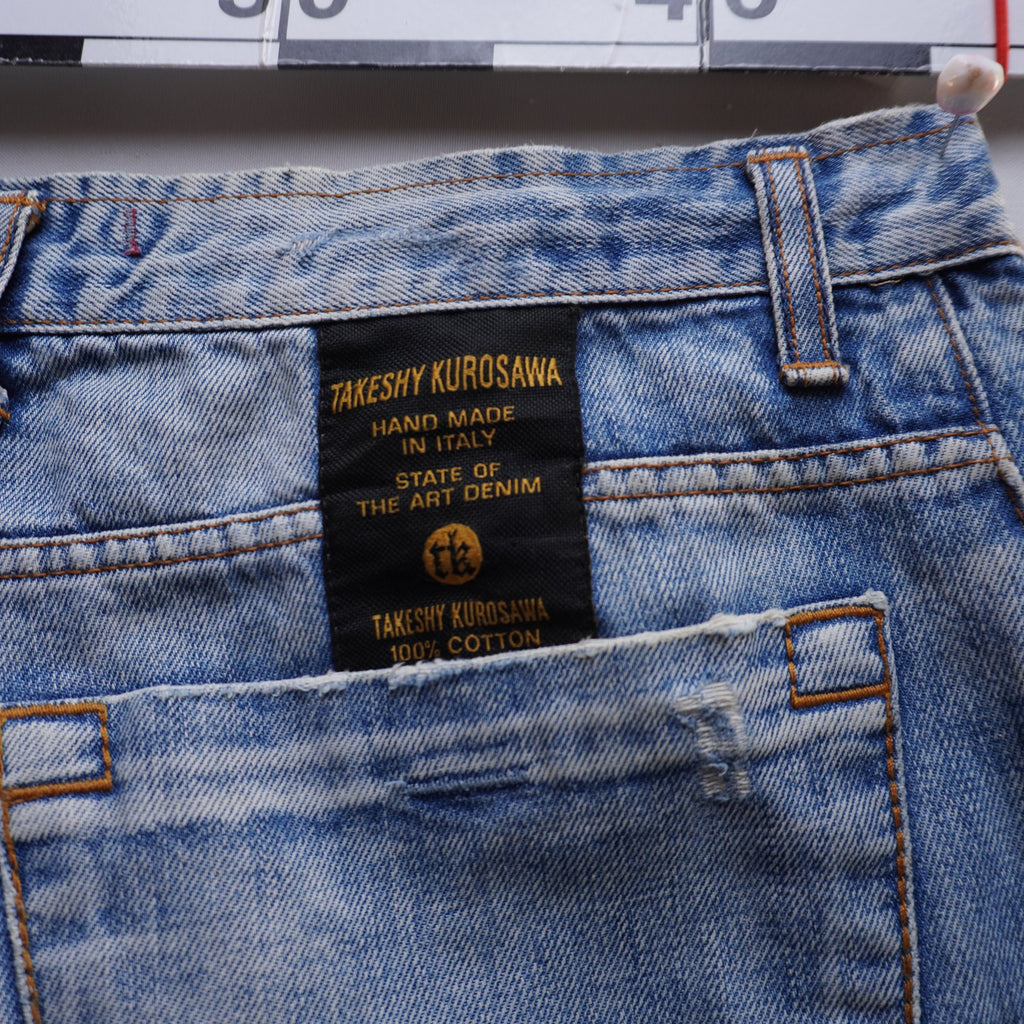 Vaqueros Takeshy Kurosawa para Hombre - Azul, XL Usados en Muy Buen Estado