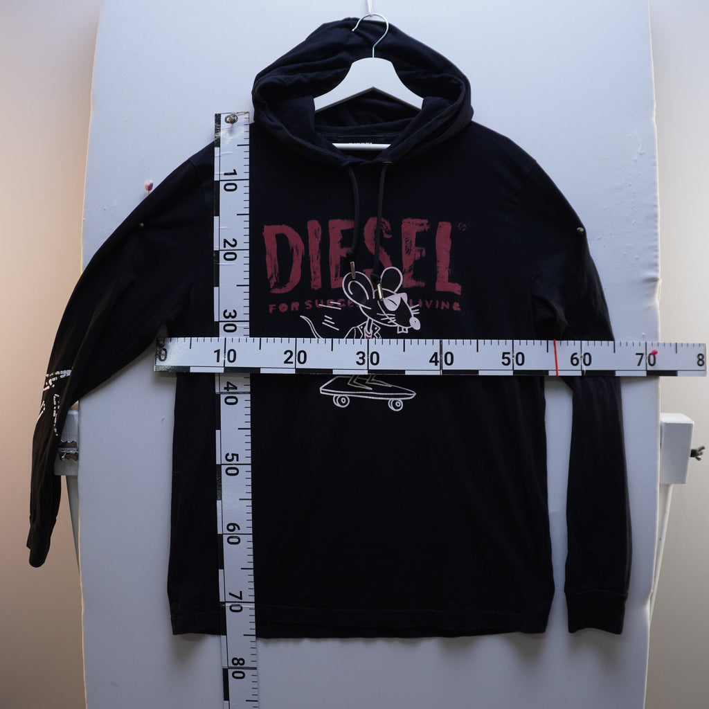 Sudadera con Capucha Diesel para Hombre Usada - Negra, L