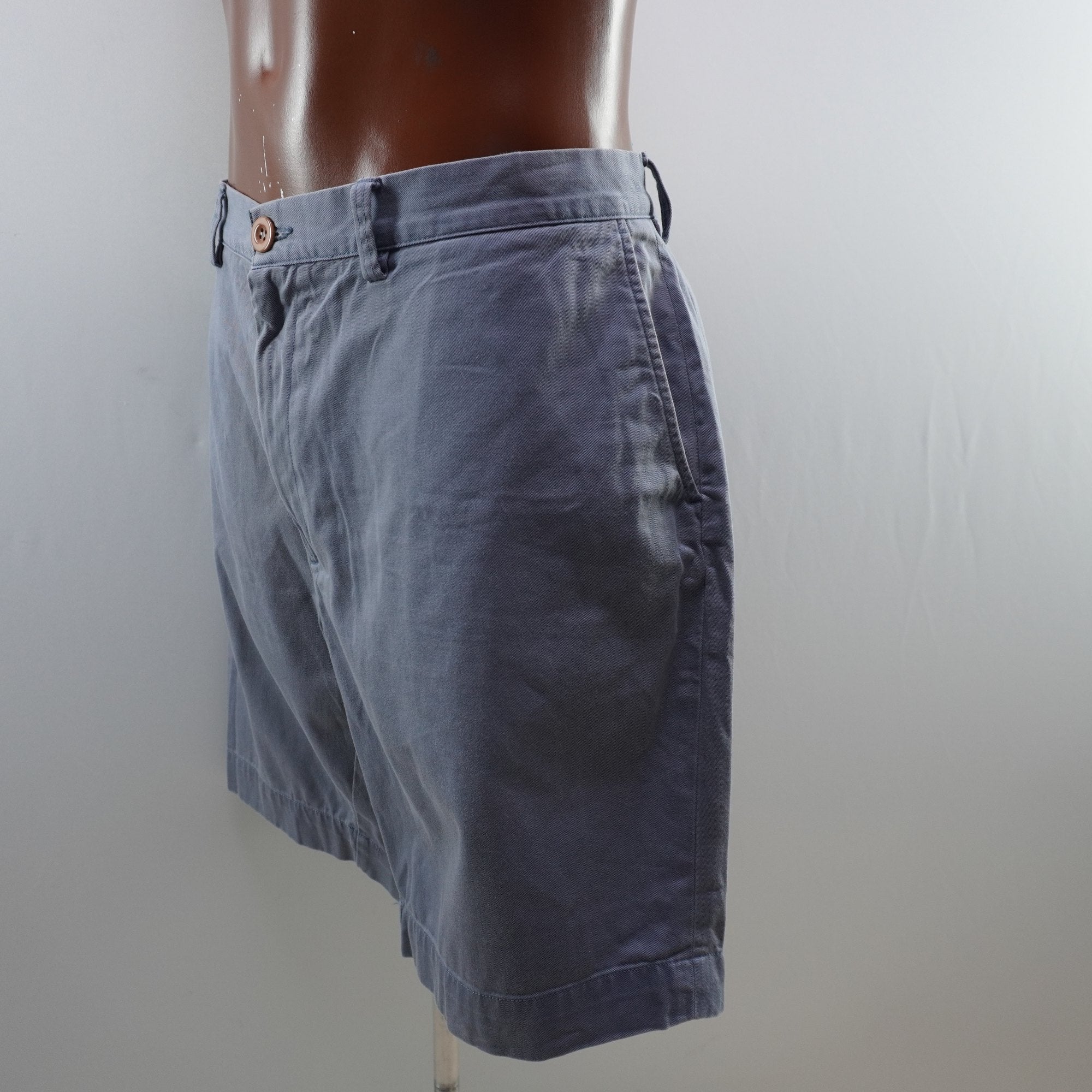 Pantalones Cortos Chinos Ralph Lauren para Hombre - Gris, XL, Usados en Muy Buen Estado