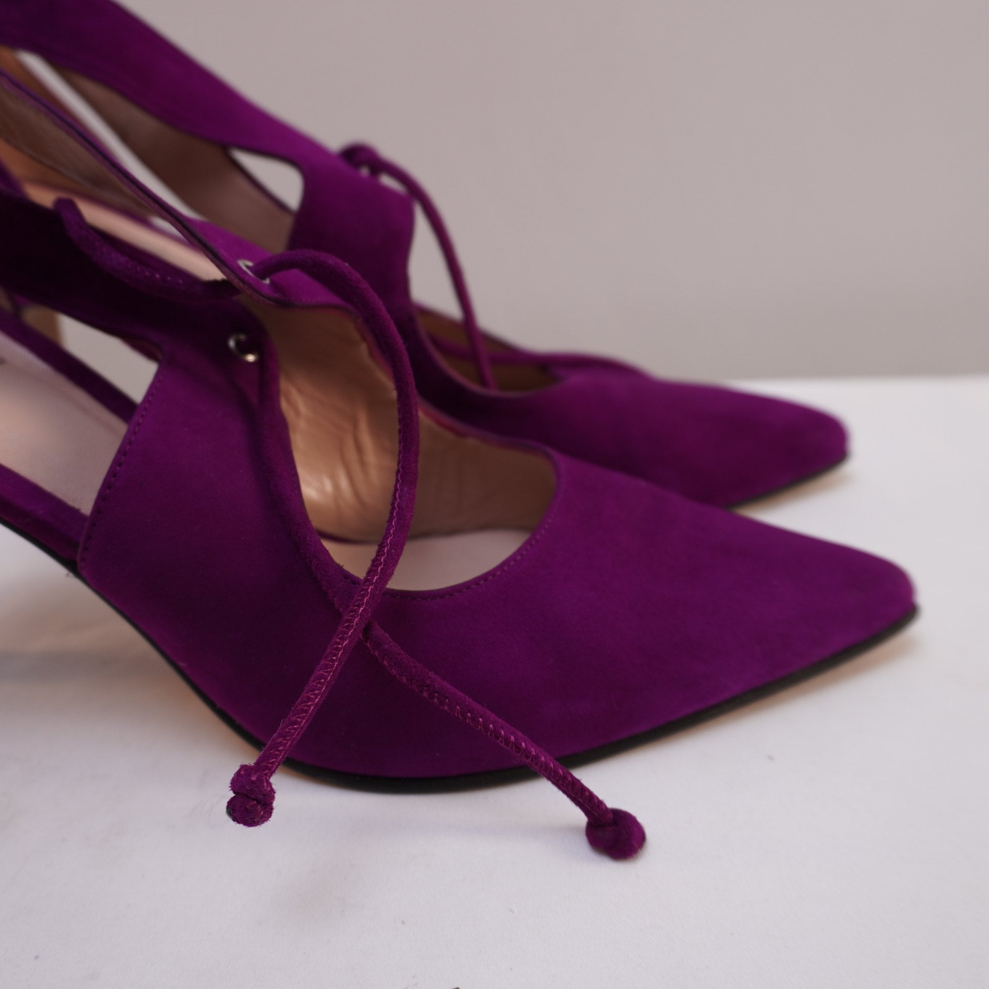 Tacones Joni para Mujer Usados - Púrpura, Talla 39