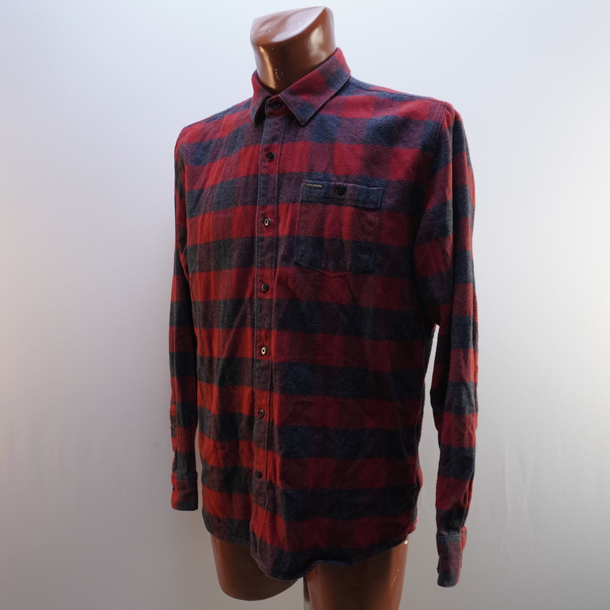 Camisa Henley Volcom para Hombre Usada - Roja, L