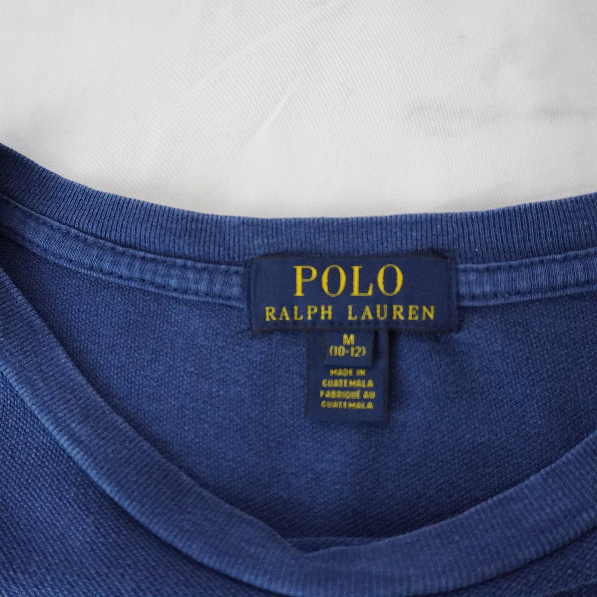 Camiseta de Manga Corta Ralph Lauren para Mujer Usada - Azul, M