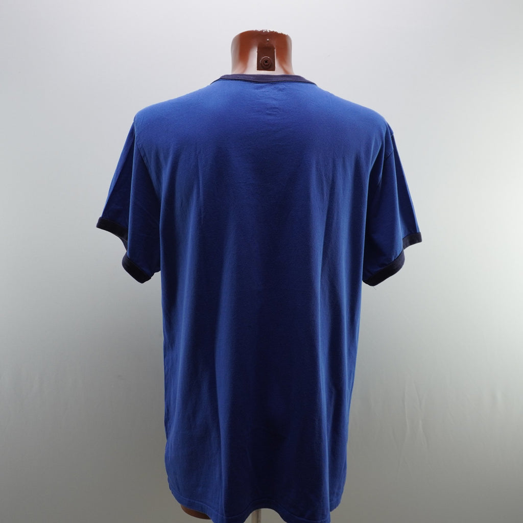 Camiseta de Manga Corta Converse para Hombre Usada - Azul, XL
