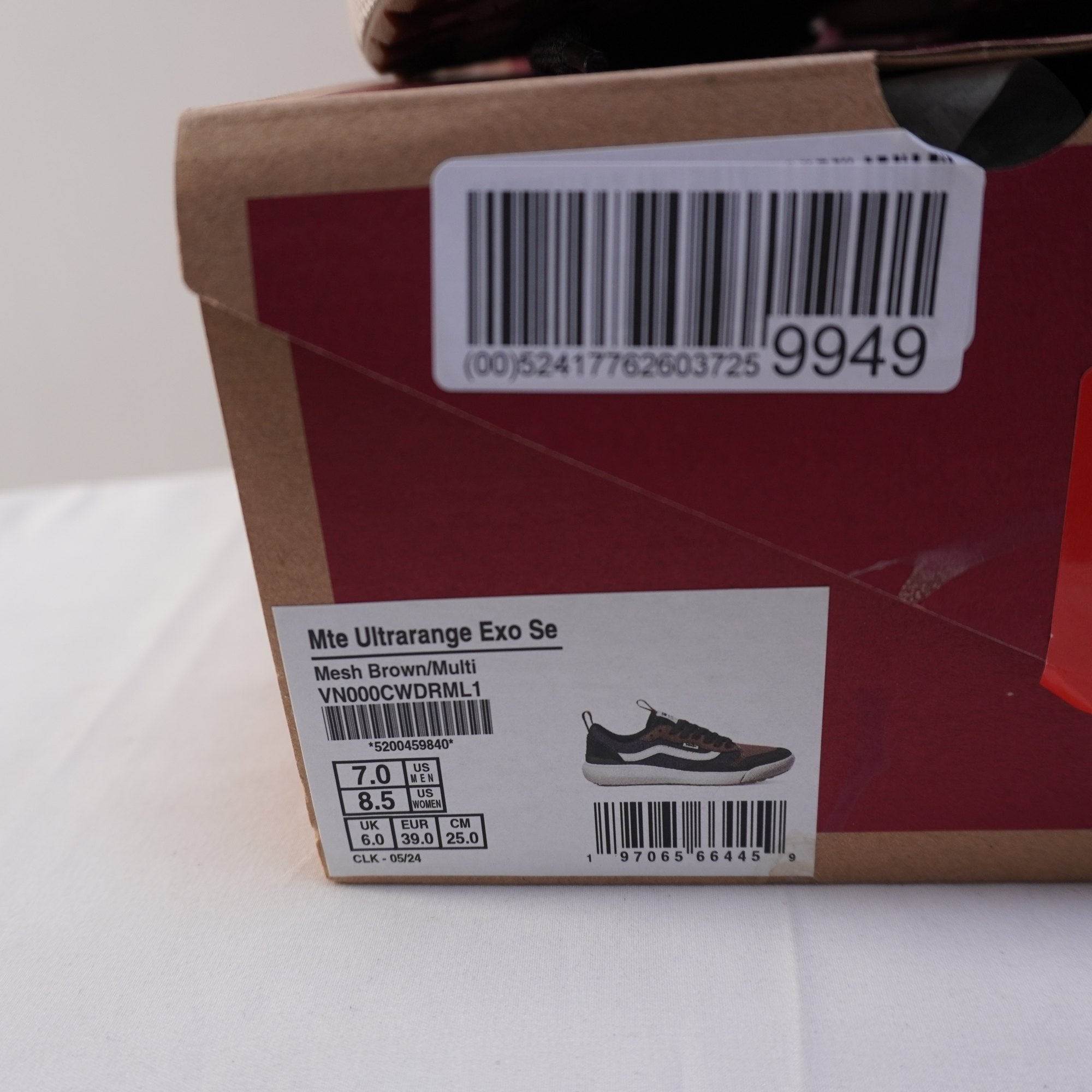Zapatillas Vans para Hombre Usadas - Marrón, 39
