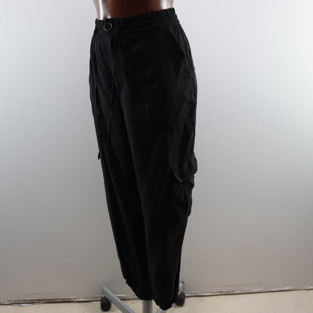 Pantalones Tipo Cargo Zara para Mujer Usados - Negro, M