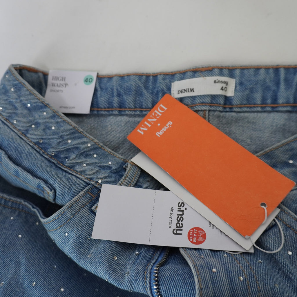 Pantalones Cortos Vaqueros Sinsey para Mujer Usados - Azul, L