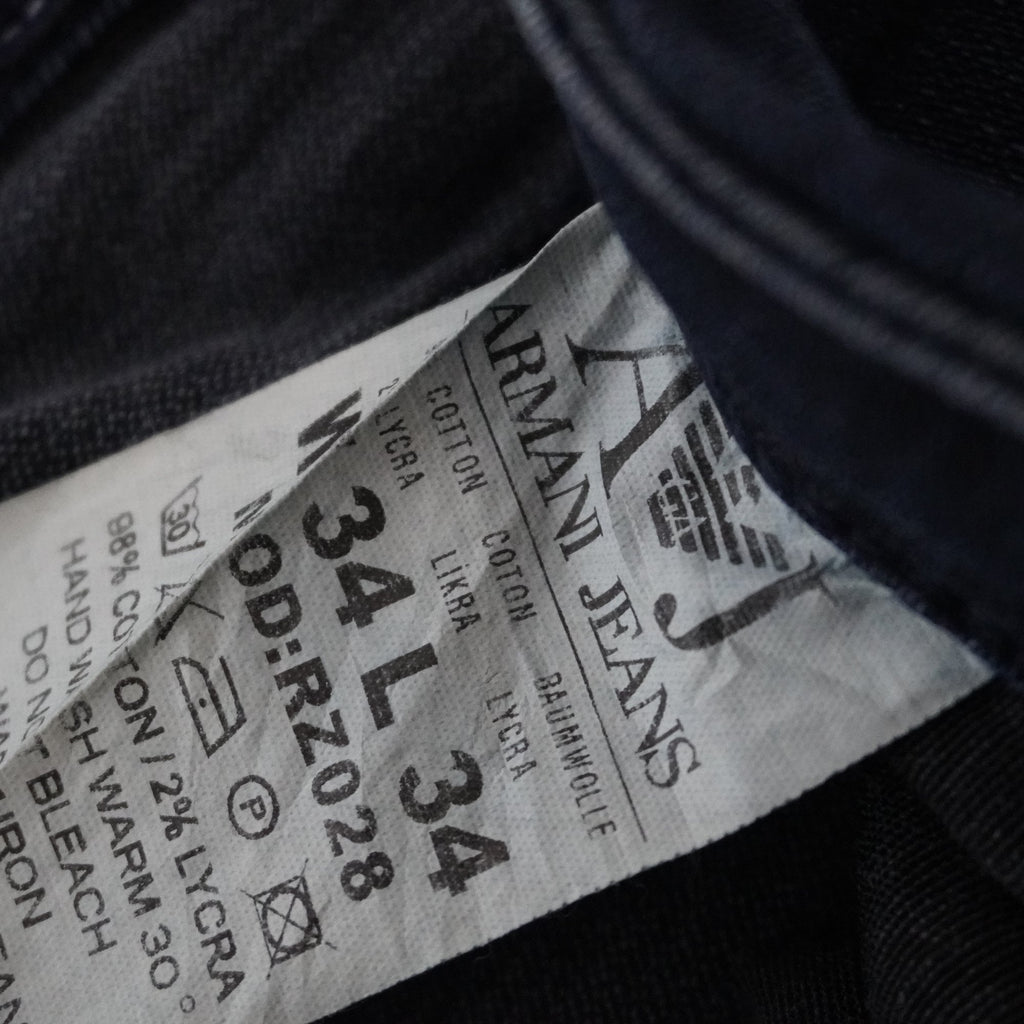 Vaqueros Armani Jeans para Hombre Usados - Azul Marino, XL