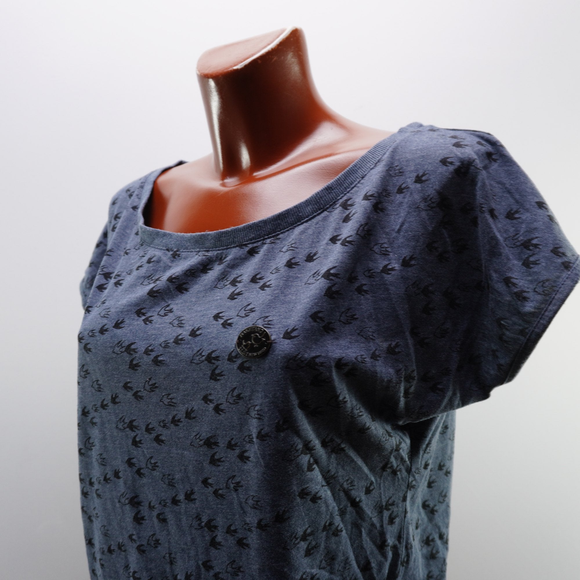 Camiseta Naketano para Mujer Usada - Gris, XL