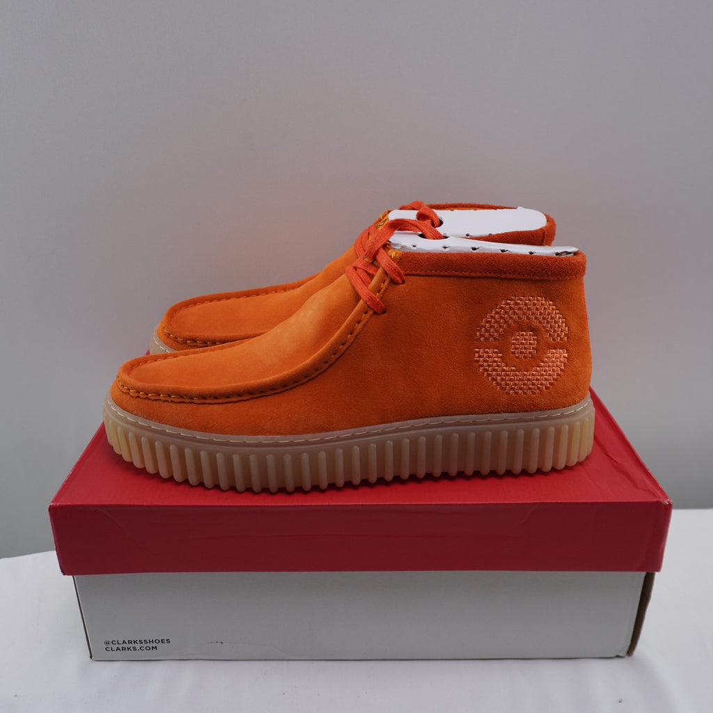 Zapatillas Clarks para Hombre Usadas - Naranjas, Talla 45