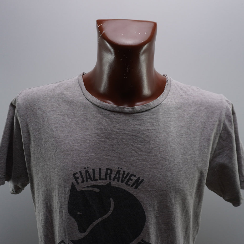 Camiseta de Manga Corta Fjallraven para Hombre Usada - Gris, XL