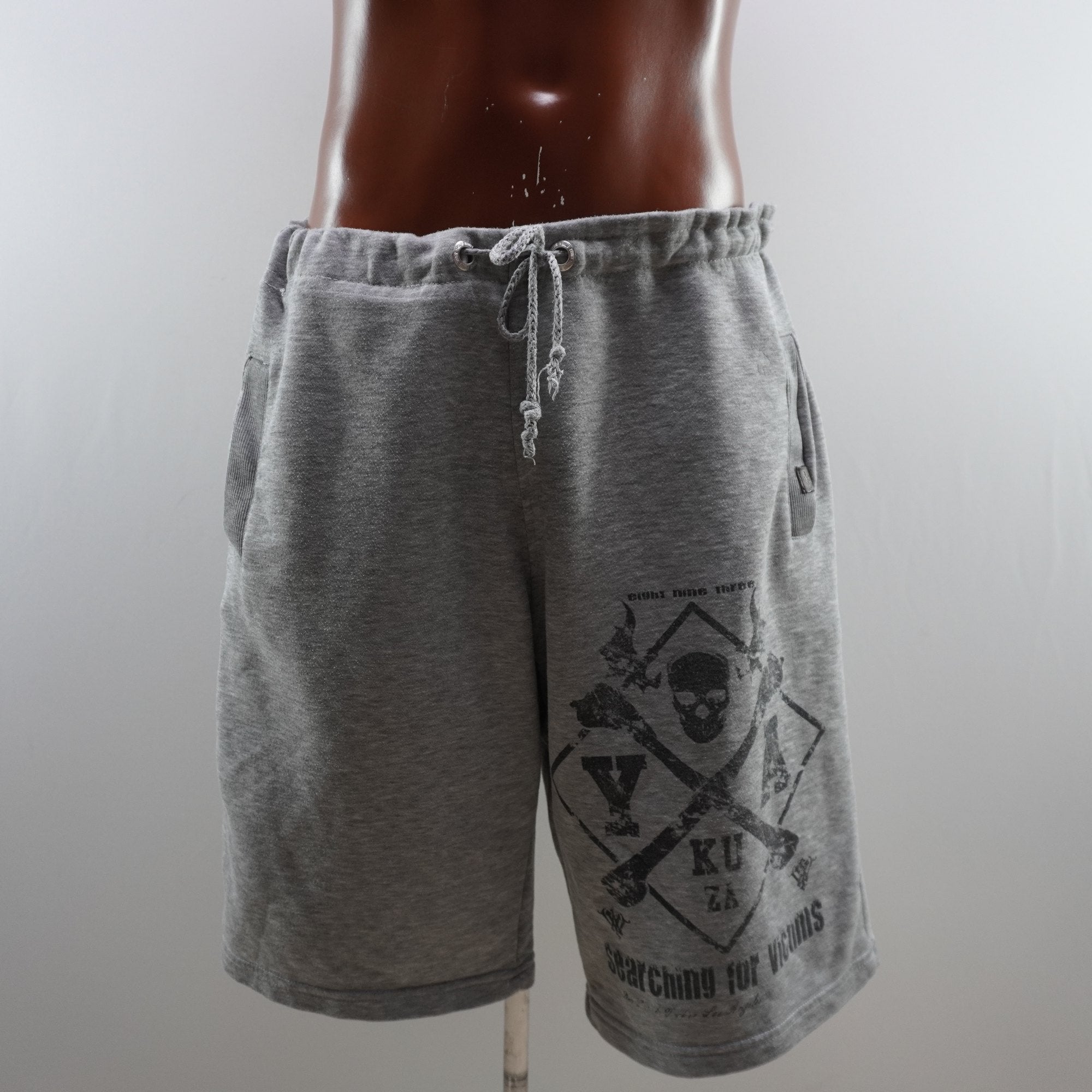 Pantalones Cortos Cargo Ykuza para Hombre Usados - Gris, XL