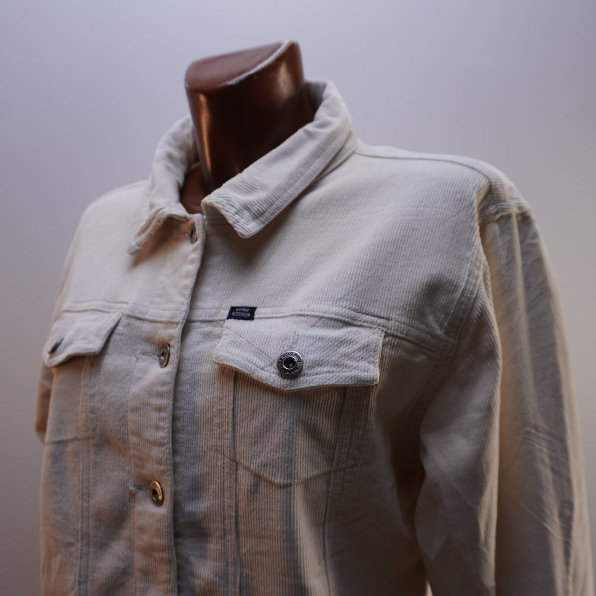 Cazadora Vaquera U.S. Polo Assn. para Mujer Usada - Blanca, XL