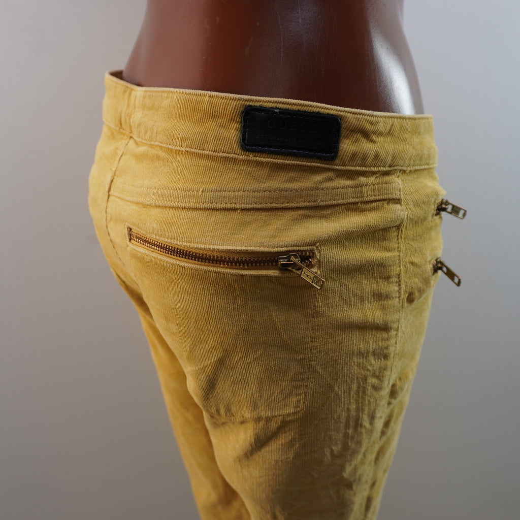 Vaqueros Guess para Mujer Usados - Mostaza, Talla 29