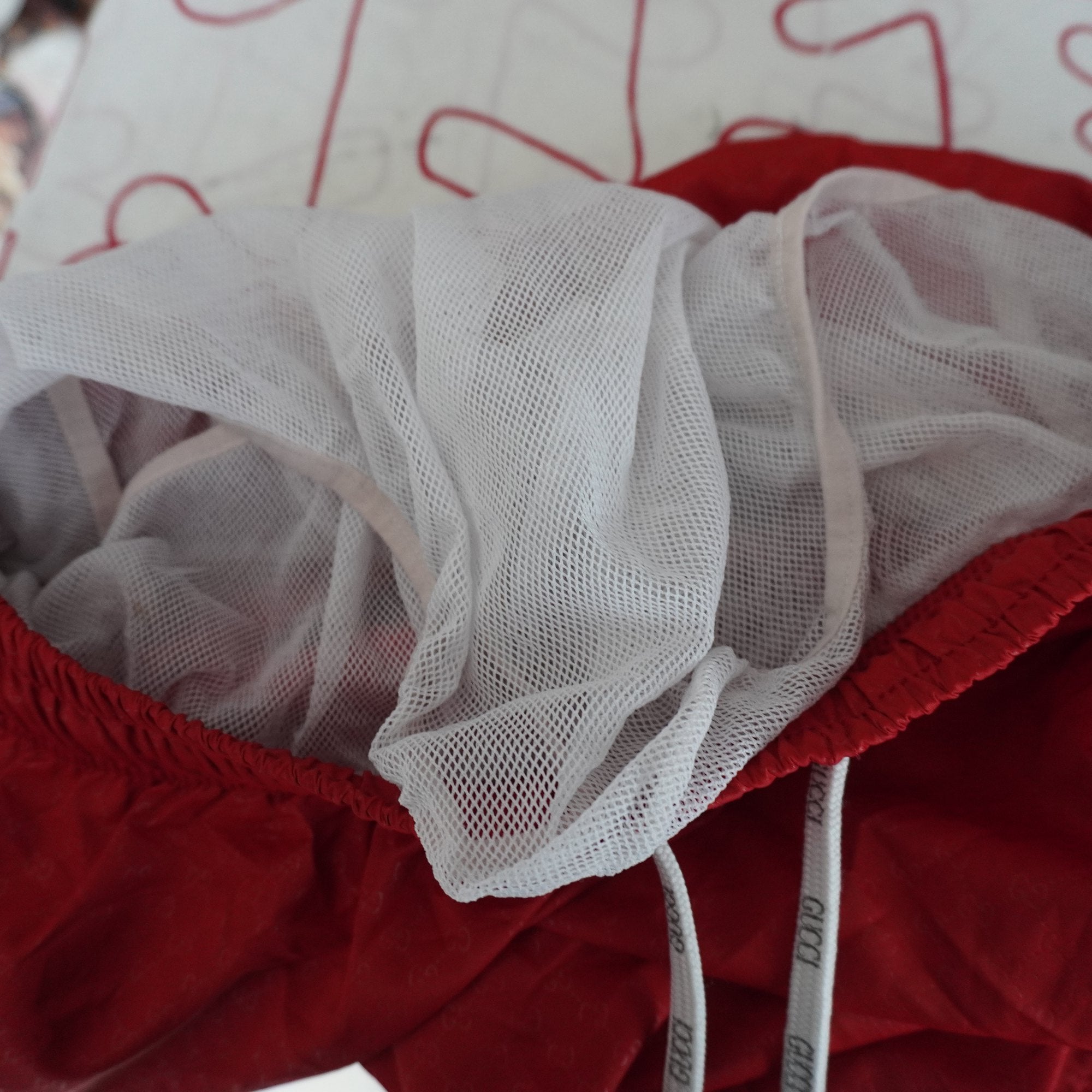 Bermudas Gucci para Hombre Usadas - Rojo, XXL