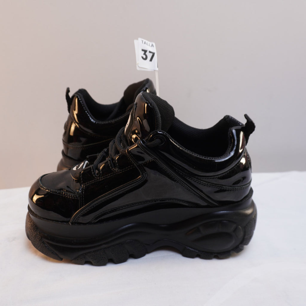 Zapatillas Buffalo para Mujer Usadas - Negro, Talla 37