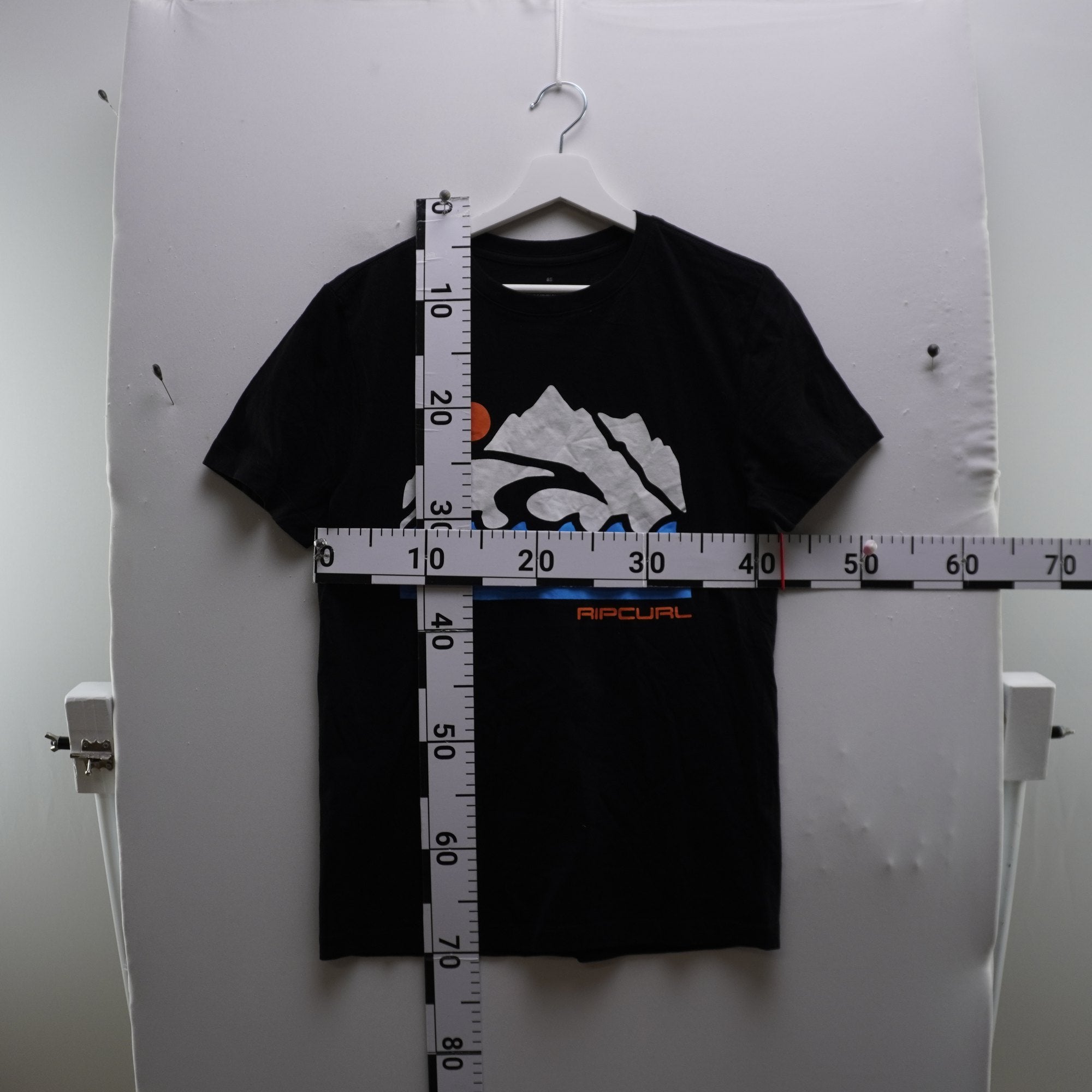 Camiseta de Manga Corta Rip Curl para Hombre - Negro, S (Usada en Muy Buen Estado)