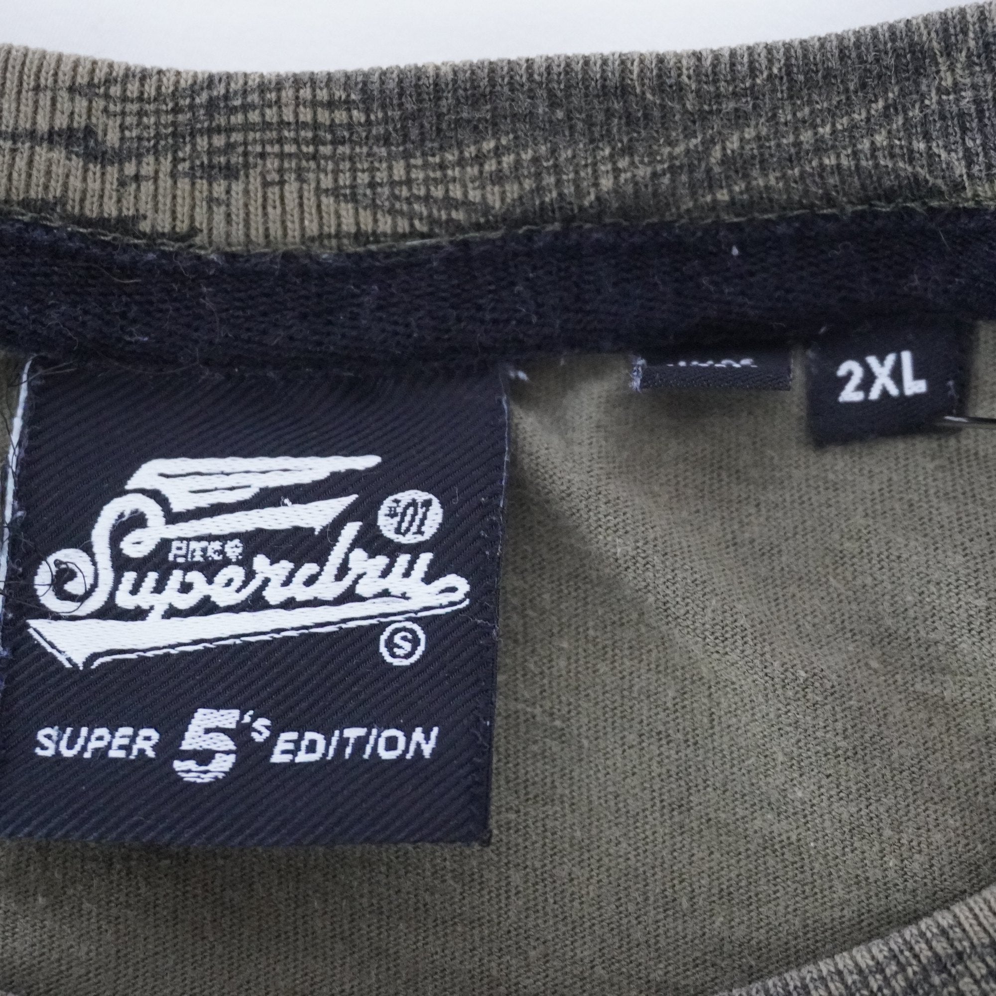 Camiseta Superdry para Hombre Usada - Verde, XXL