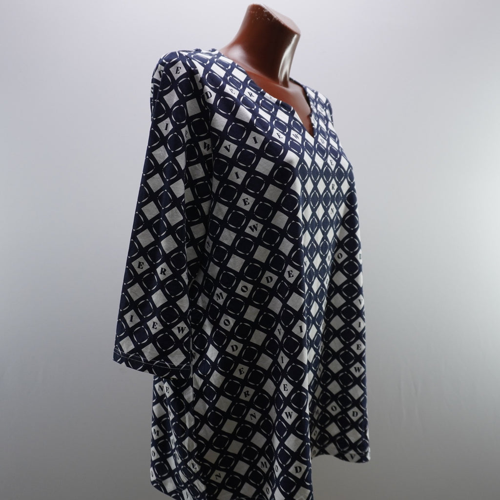 Camiseta Ulla Popken para Mujer Usada - Azul Marino, XXXL