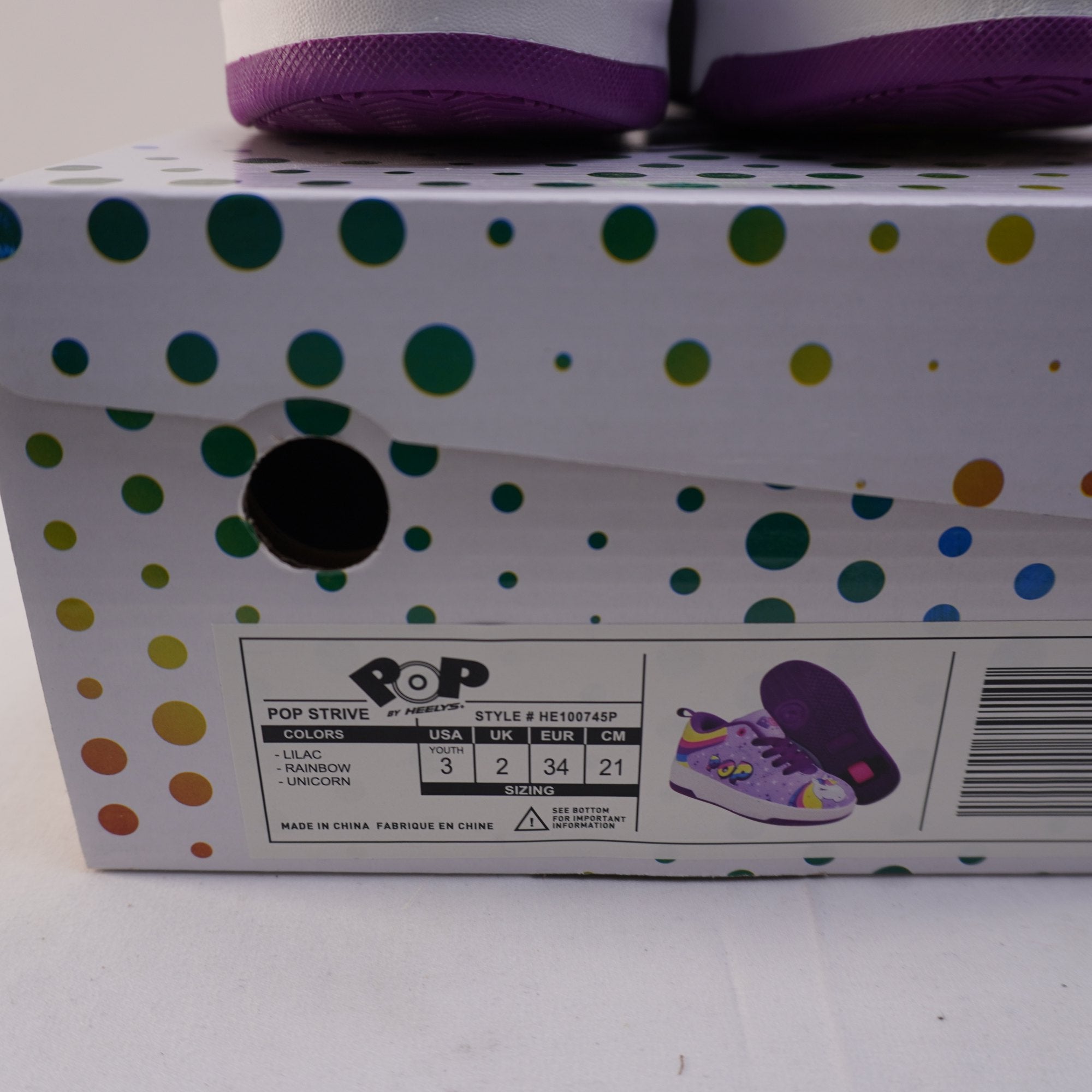Zapatillas Hellys Pop para Mujer Usadas - Multicolor, Talla 34