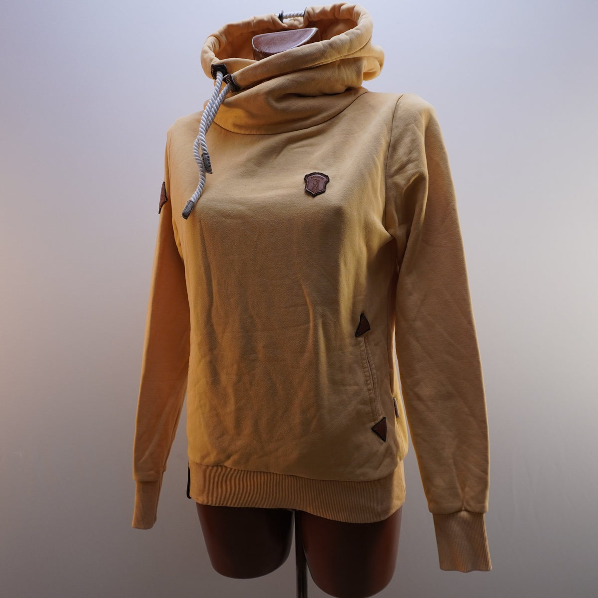 Sudadera con Capucha Naketano para Mujer Usada - Amarilla, M