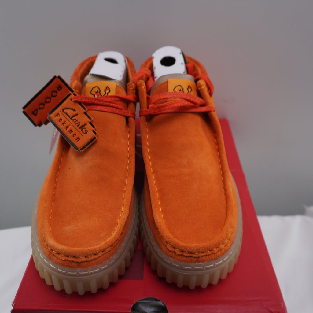 Zapatillas Clarks para Hombre Usadas - Naranja, Talla 39