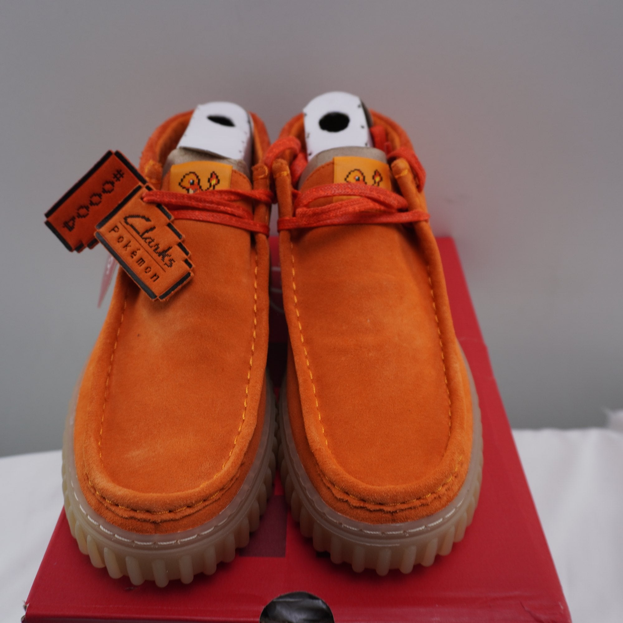 Zapatillas Clarks para Hombre Usadas - Naranja, Talla 39