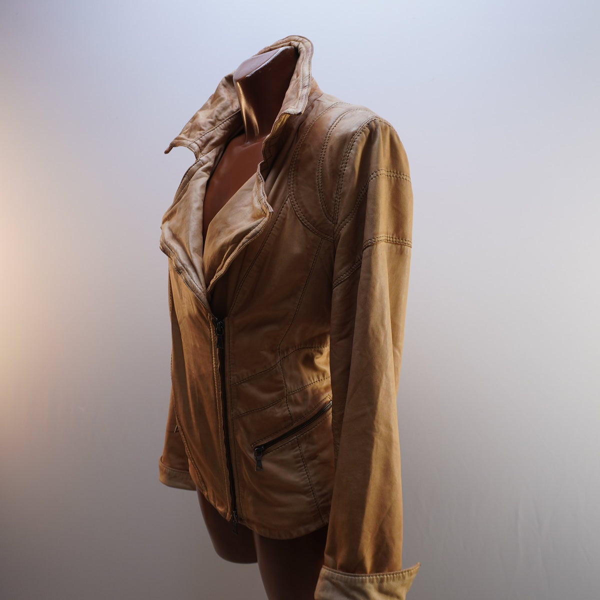 Chaqueta Bomber Biba para Mujer Usada - Marrón, L