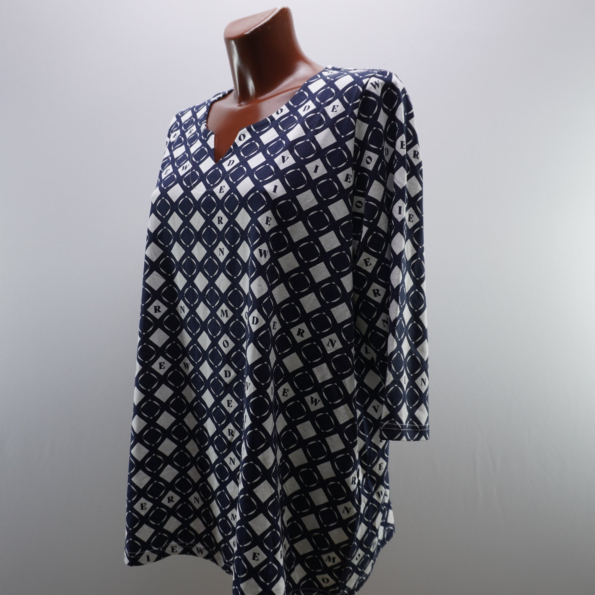 Camiseta Ulla Popken para Mujer Usada - Azul Marino, XXXL