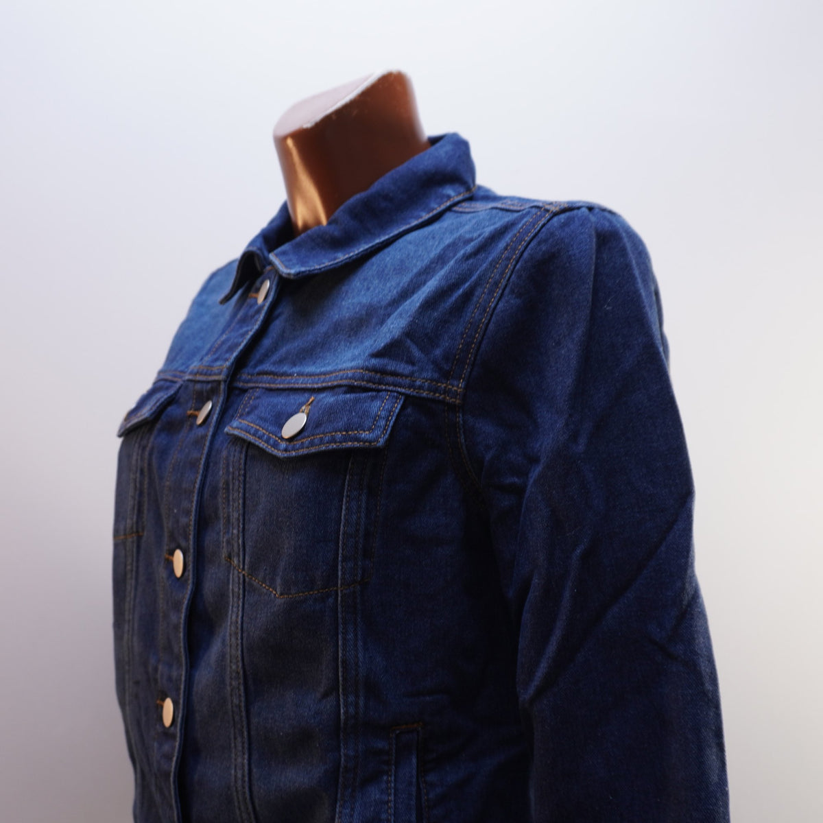 Cazadora Vaquera Italian Style para Mujer Usada - Azul Marino, M