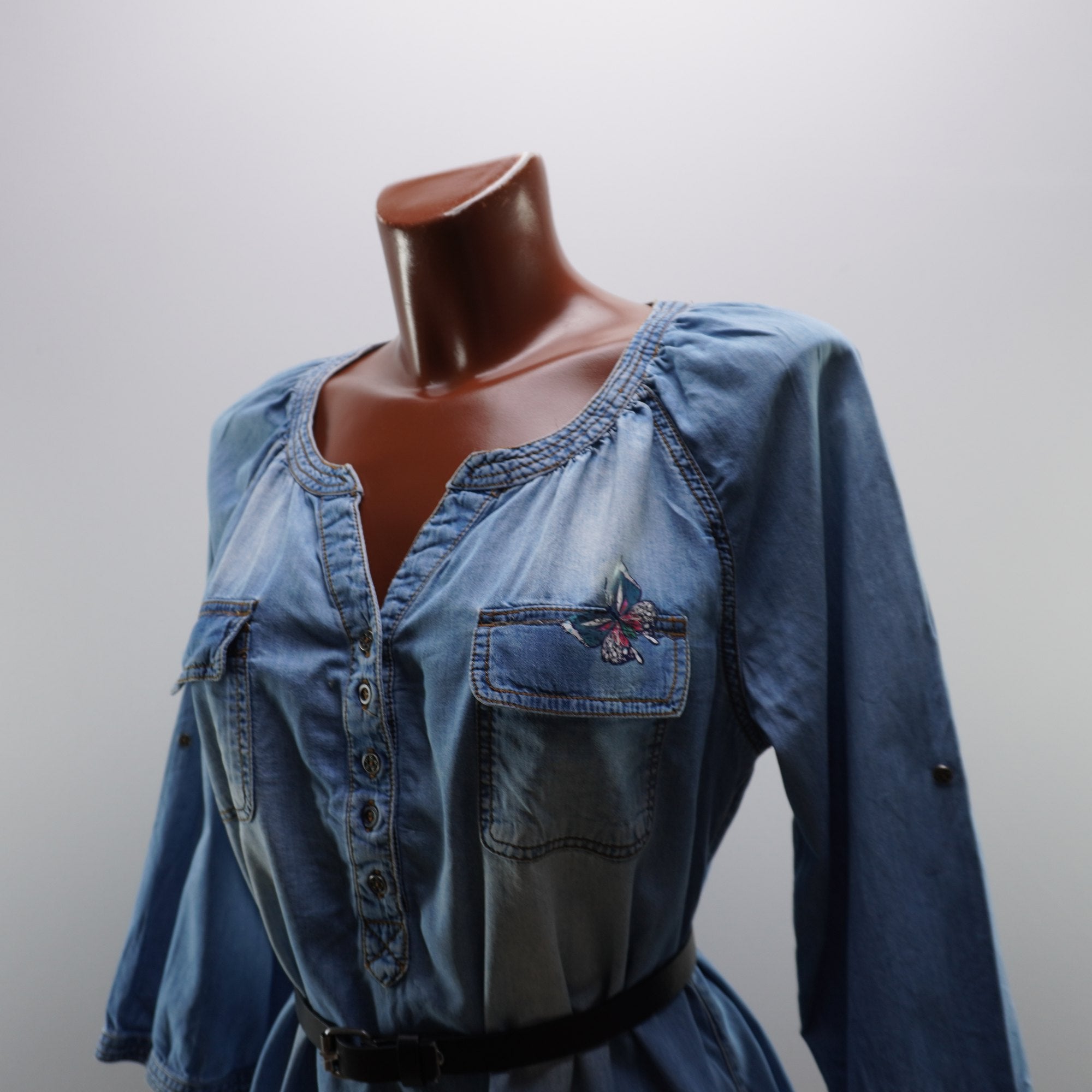 Camisa 1982 para Mujer Usada - Azul, XL