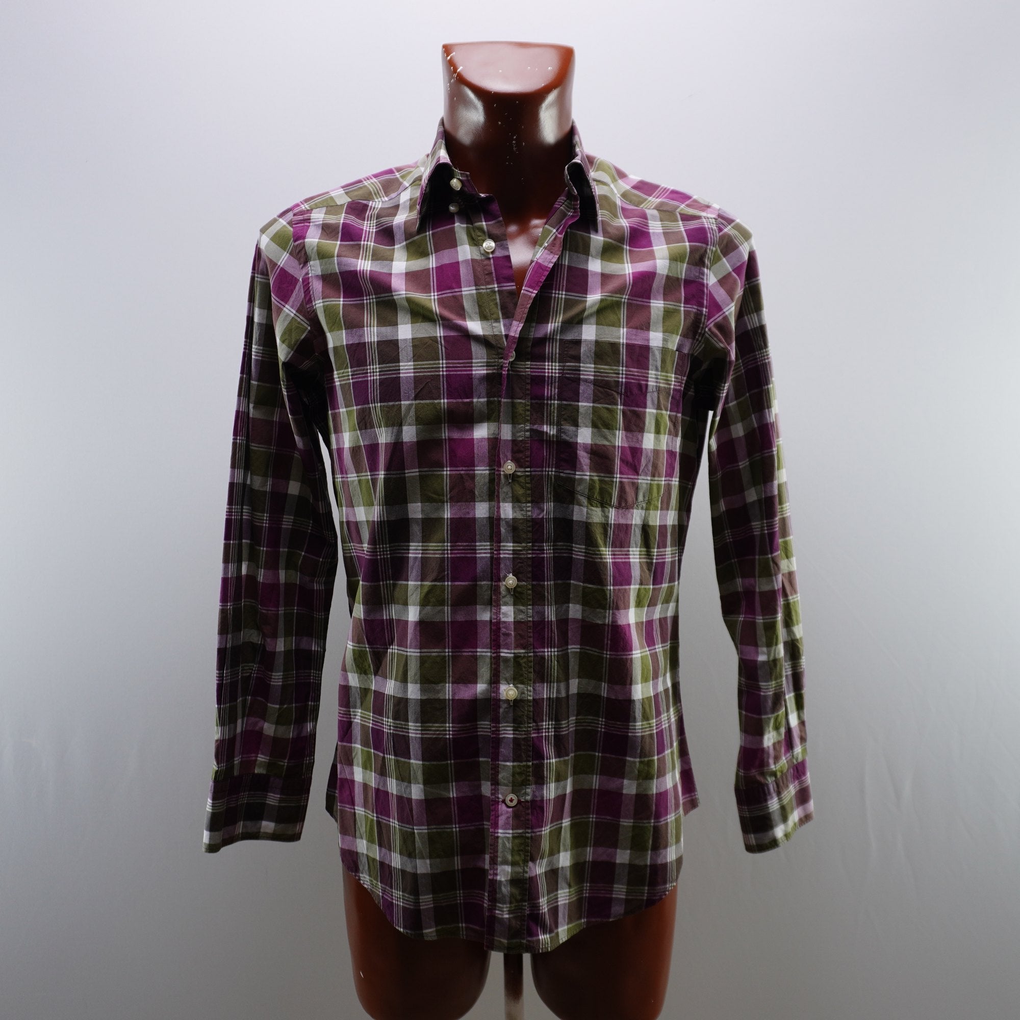 Camisa de Vestir Massimo Dutti para Hombre Usada - Multicolor, M