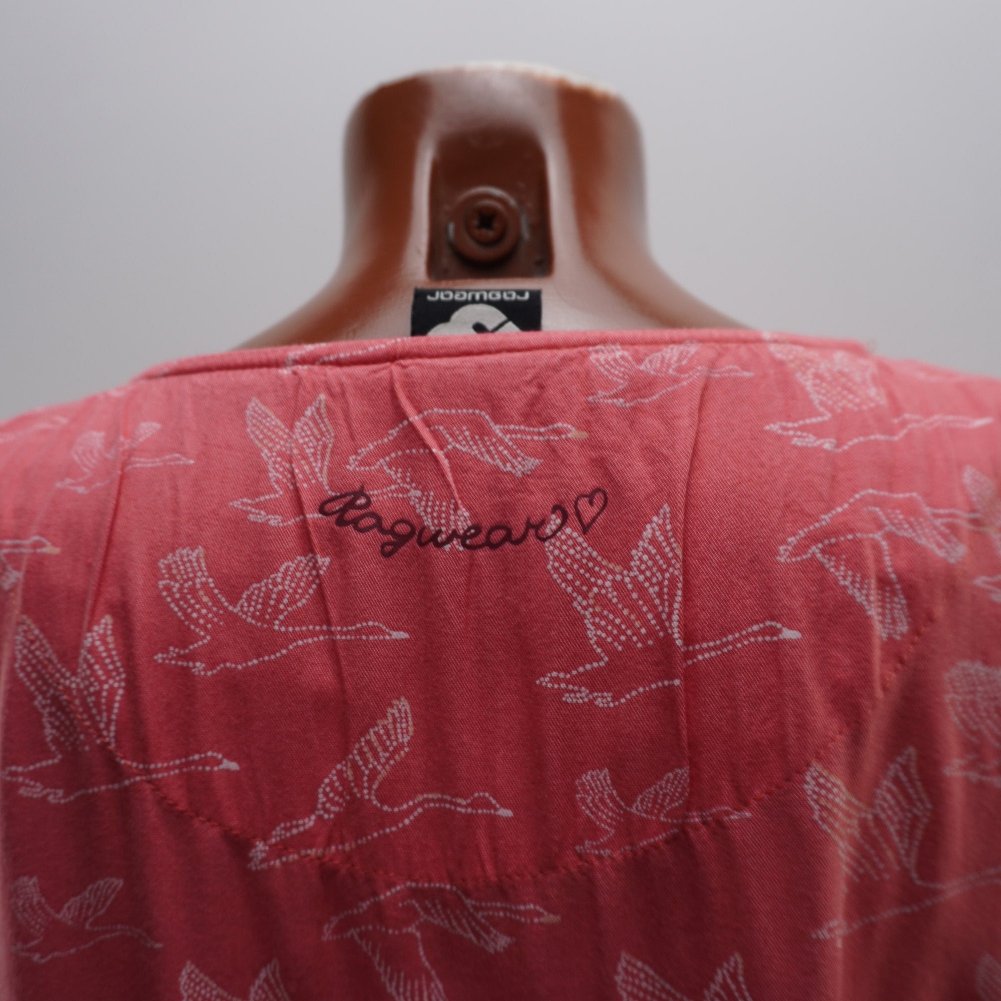 Camiseta de Manga Corta Ragwer para Mujer Usada - Roja, L
