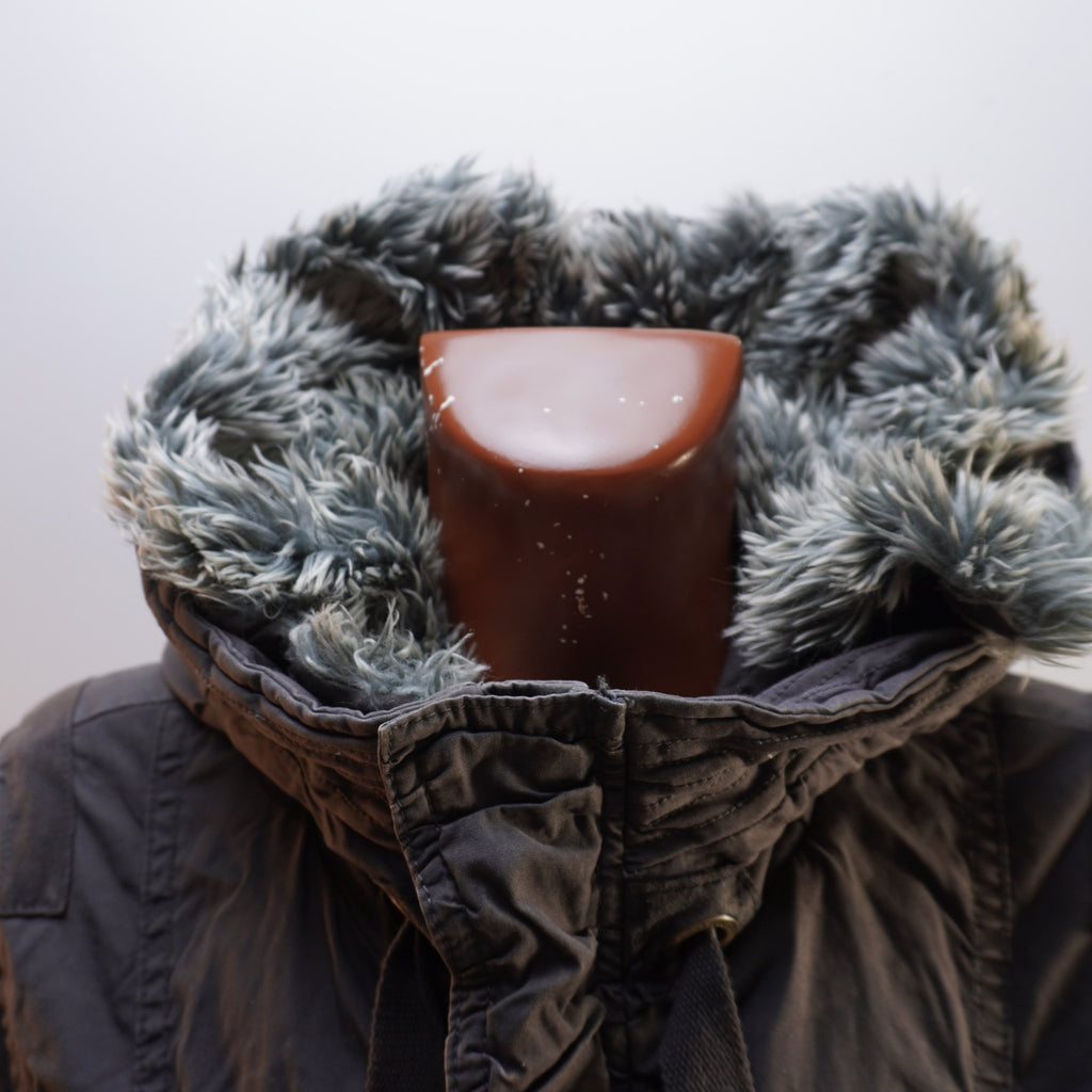 Parka Khujo para Hombre Usada - Gris, XXL