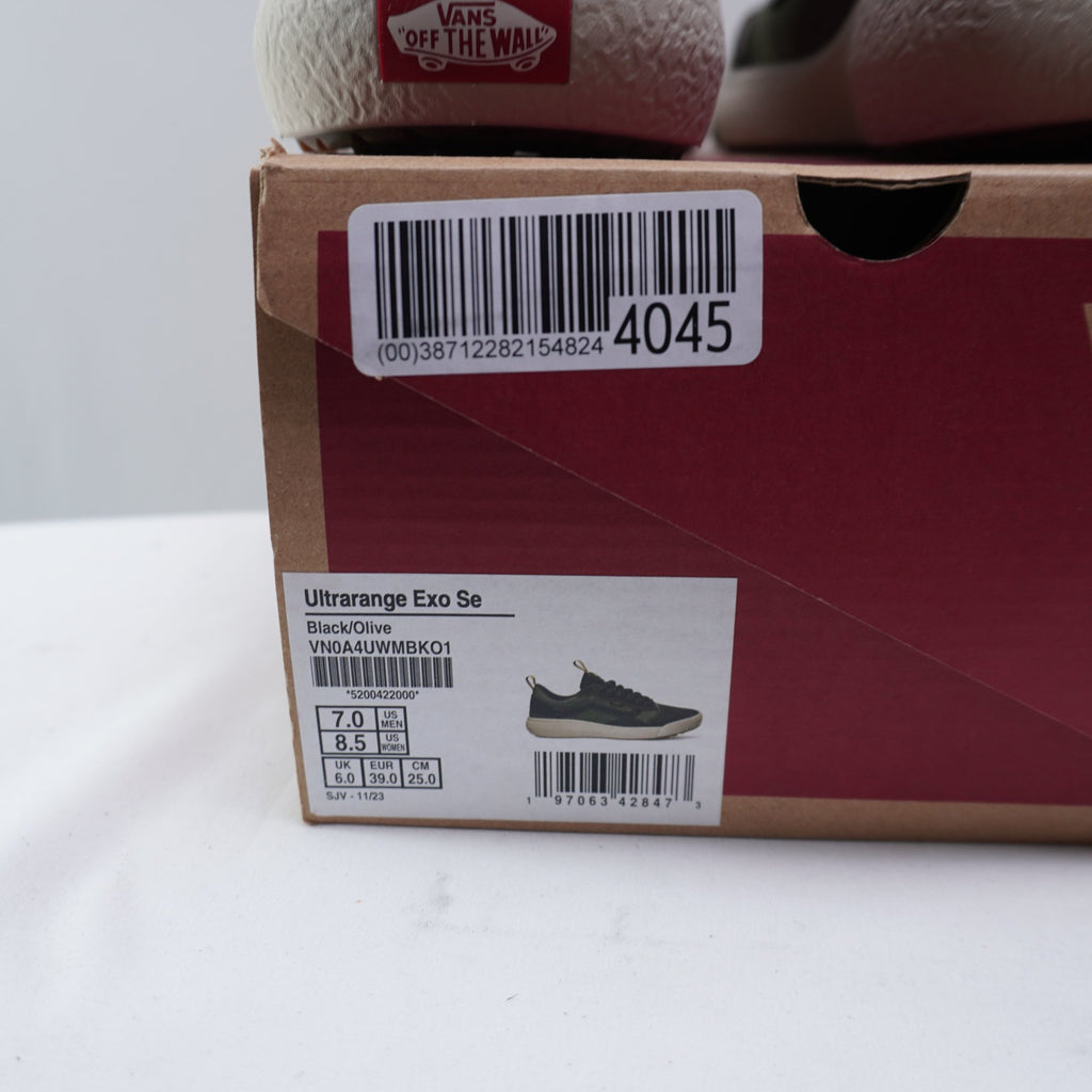 Zapatillas Vans para Hombre Usadas - Negras, Talla 39