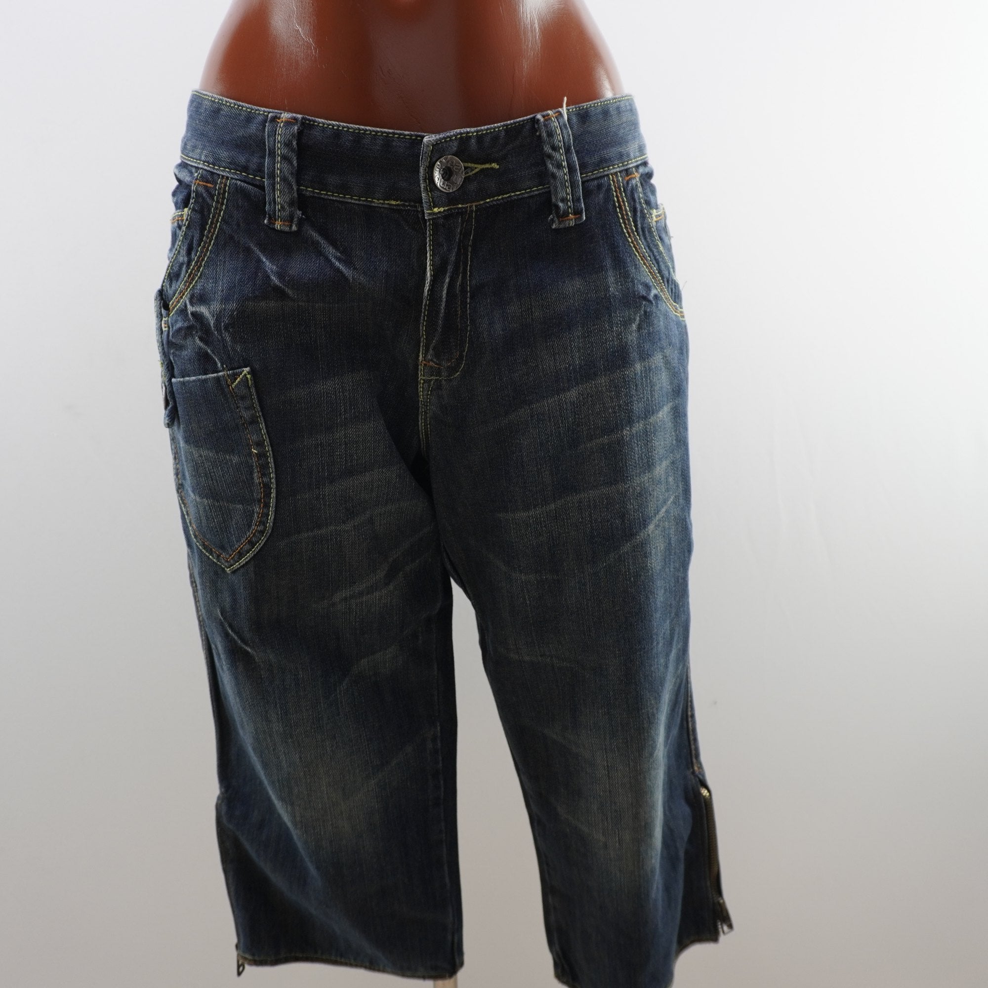 Pantalones Cortos Desigual para Mujer Usados - Azul, Muy Buen Estado