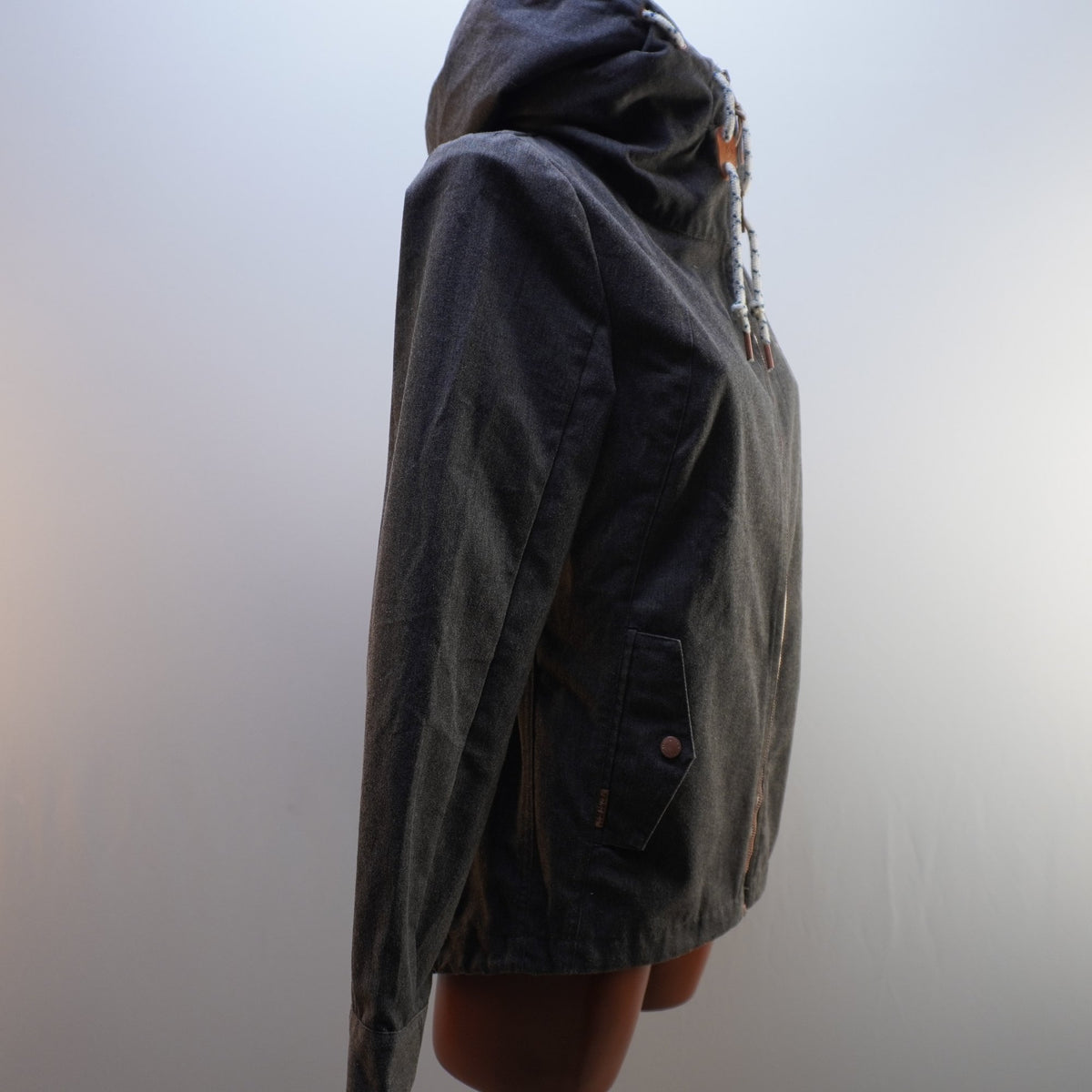 Parka Ragwer para Mujer Usada - Gris, M