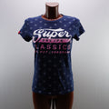 Camiseta Superdry para Mujer Usada - Azul, Mediano (M)