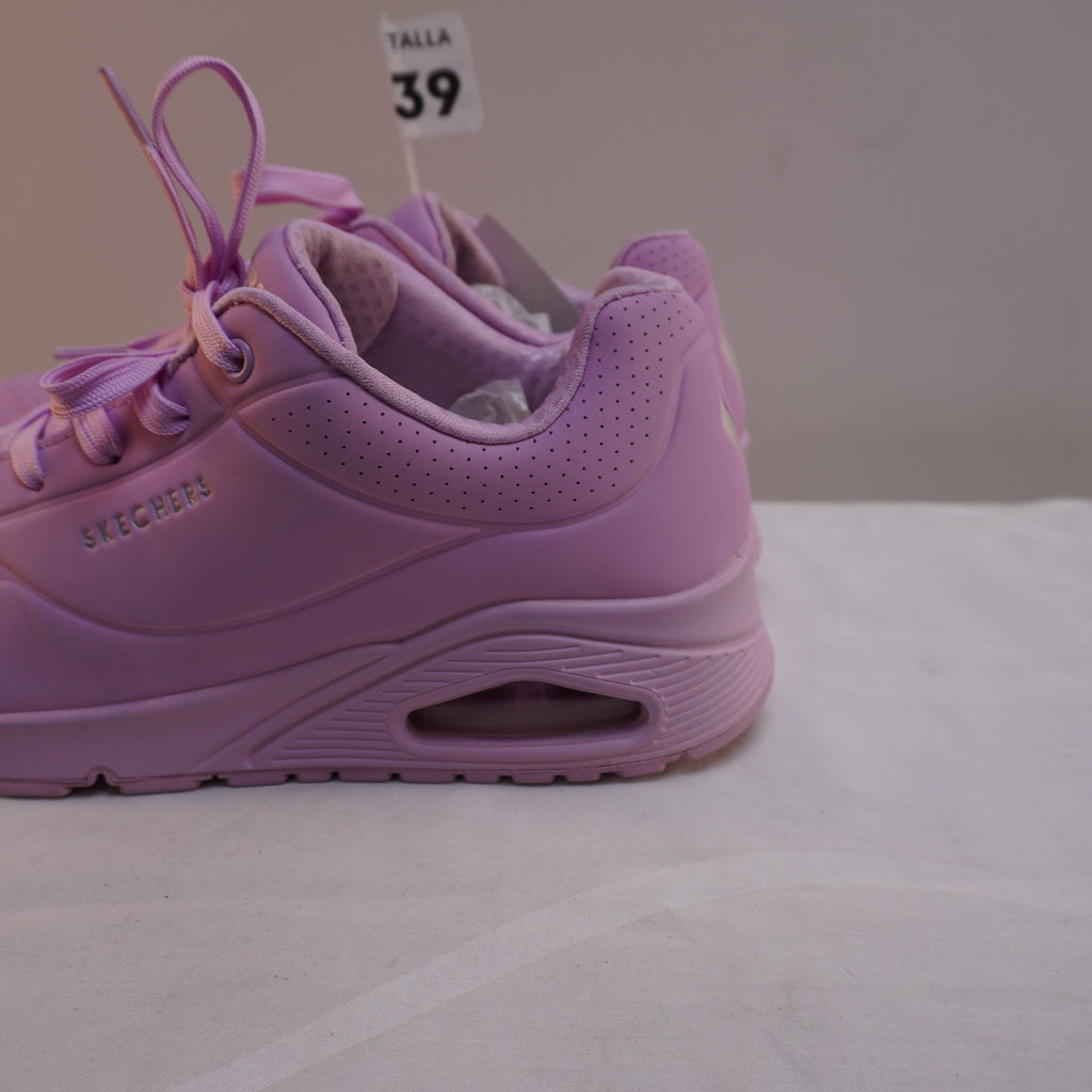 Zapatillas Skechers para Mujer Usadas - Púrpura, Talla 39
