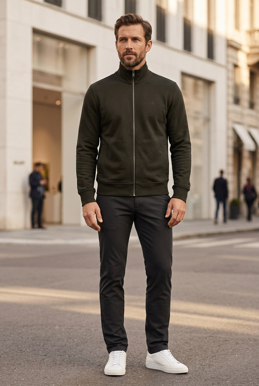 Gebrauchter Calvin Klein Herren-Sweatshirt - Schwarz, L