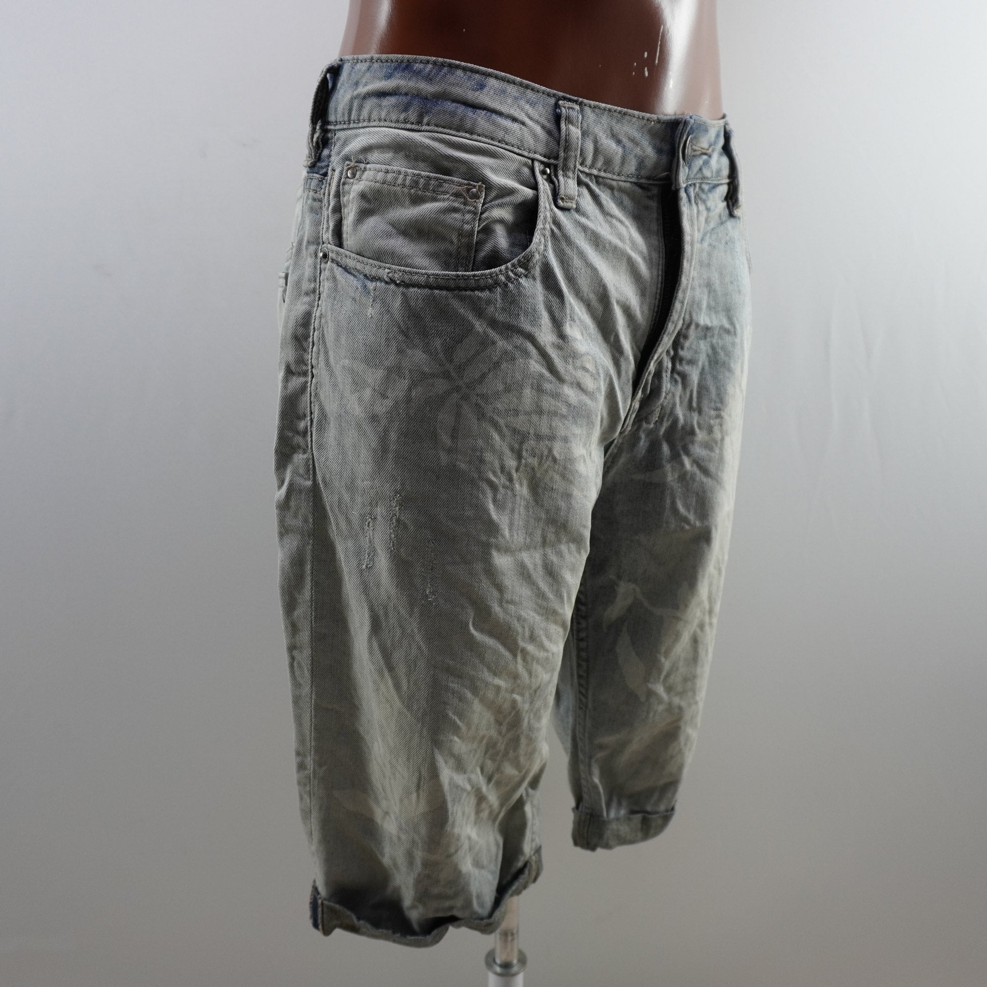 Pantalones Cortos Vaqueros Buffalo para Hombre Usados - Azul, XL