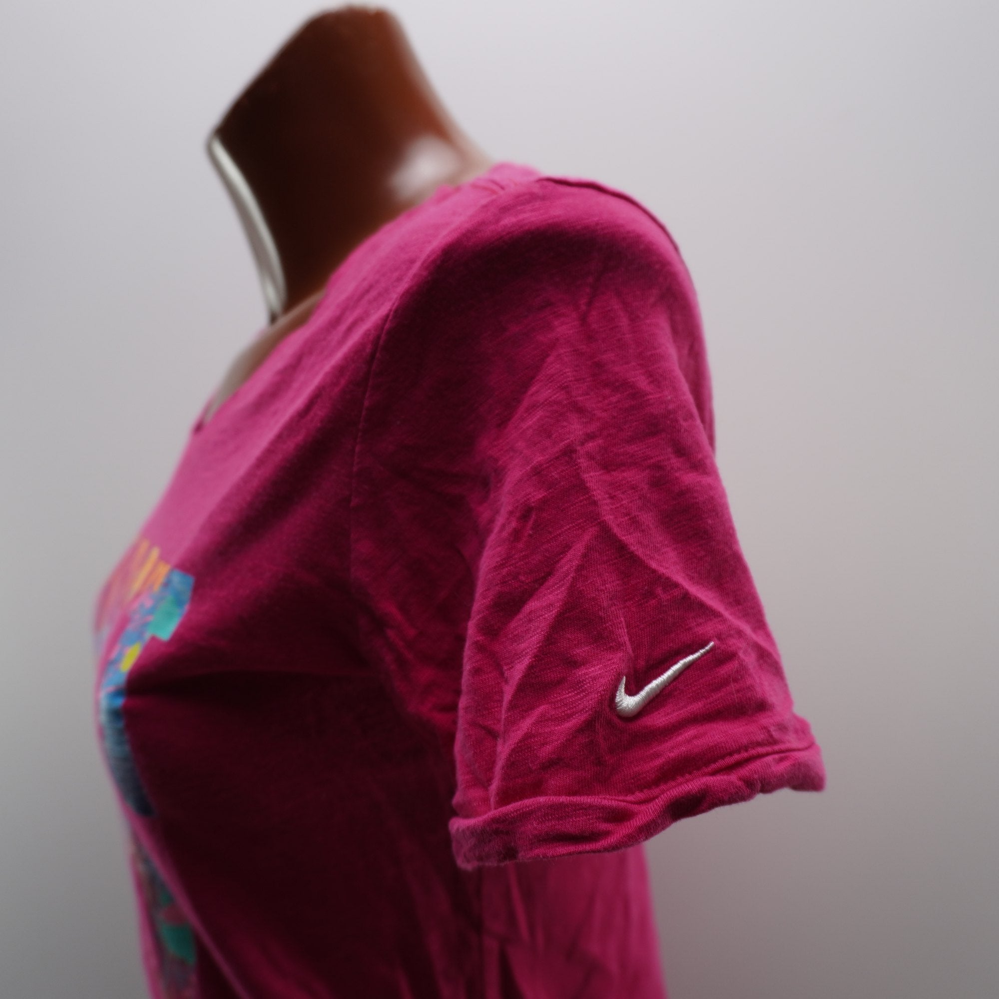 Camiseta Nike para Mujer Usada - Rosa, M