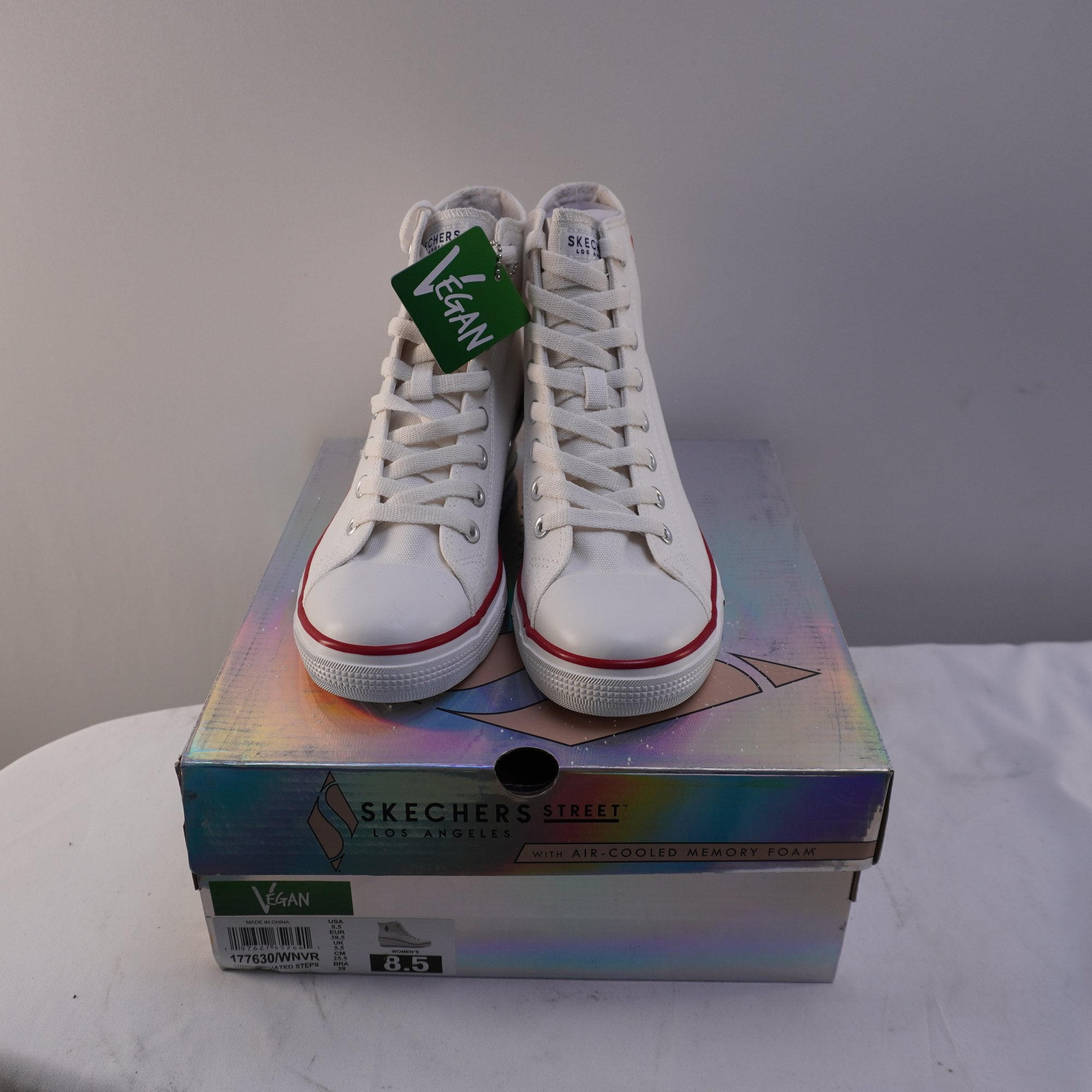 Zapatillas Skechers para Mujer Usadas - Blanco, 38.5