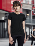 T-shirt homme Jack & Jones. La couleur noire. Taille L.