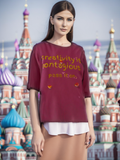 Women's T-Shirt Zara. Bordeaux. XS. Used. Satisfactory