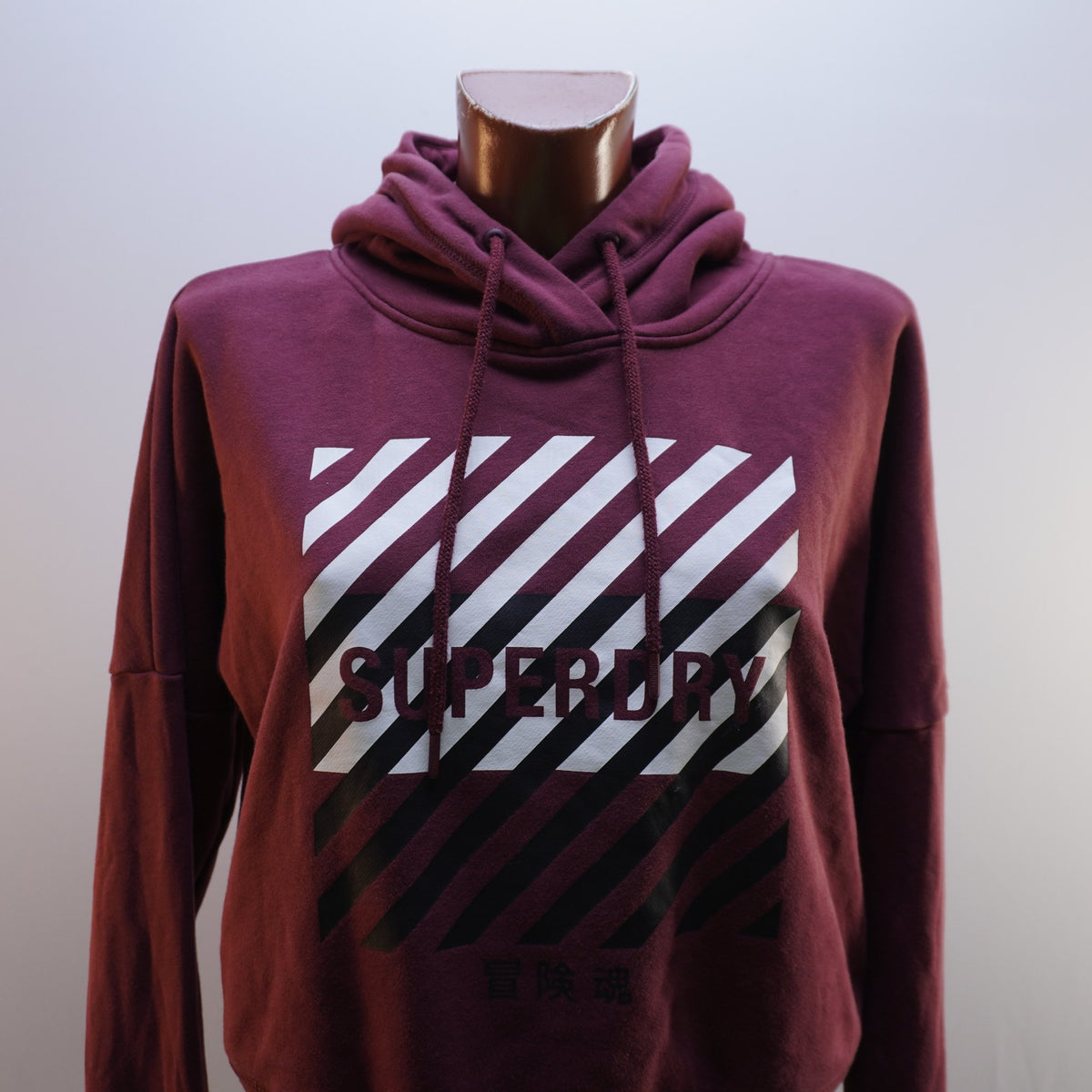 Sudadera con Capucha Superdry para Mujer Usada - Roja, L