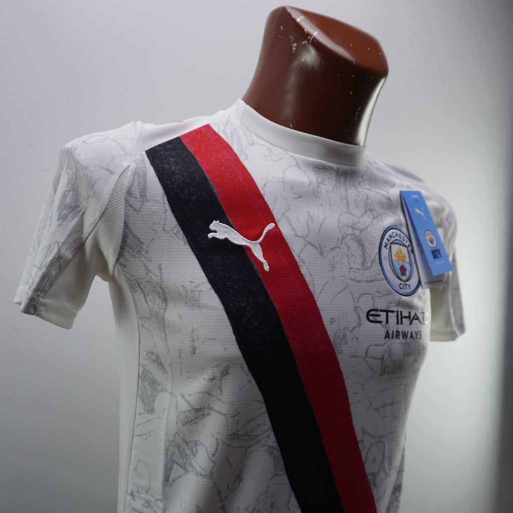 Camiseta de Manga Corta Puma Manchester para Otros - Blanca, Talla 164, Usada en Buen Estado