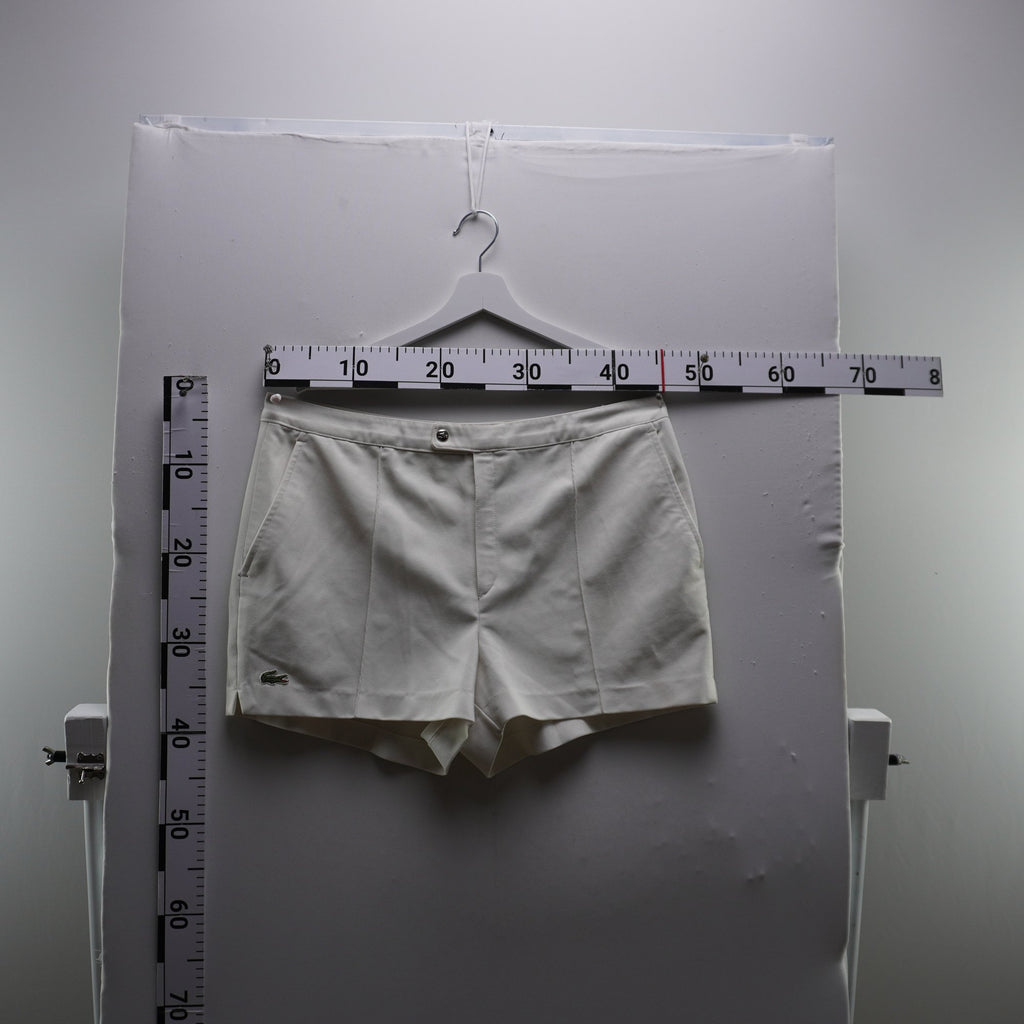 Pantalones Cortos Chinos Lacoste para Mujer Usados - Blanco, L