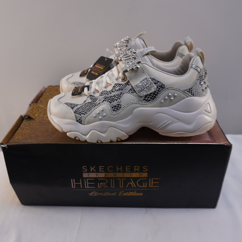 Zapatillas Skechers para Mujer Usadas - Gris, Talla 37